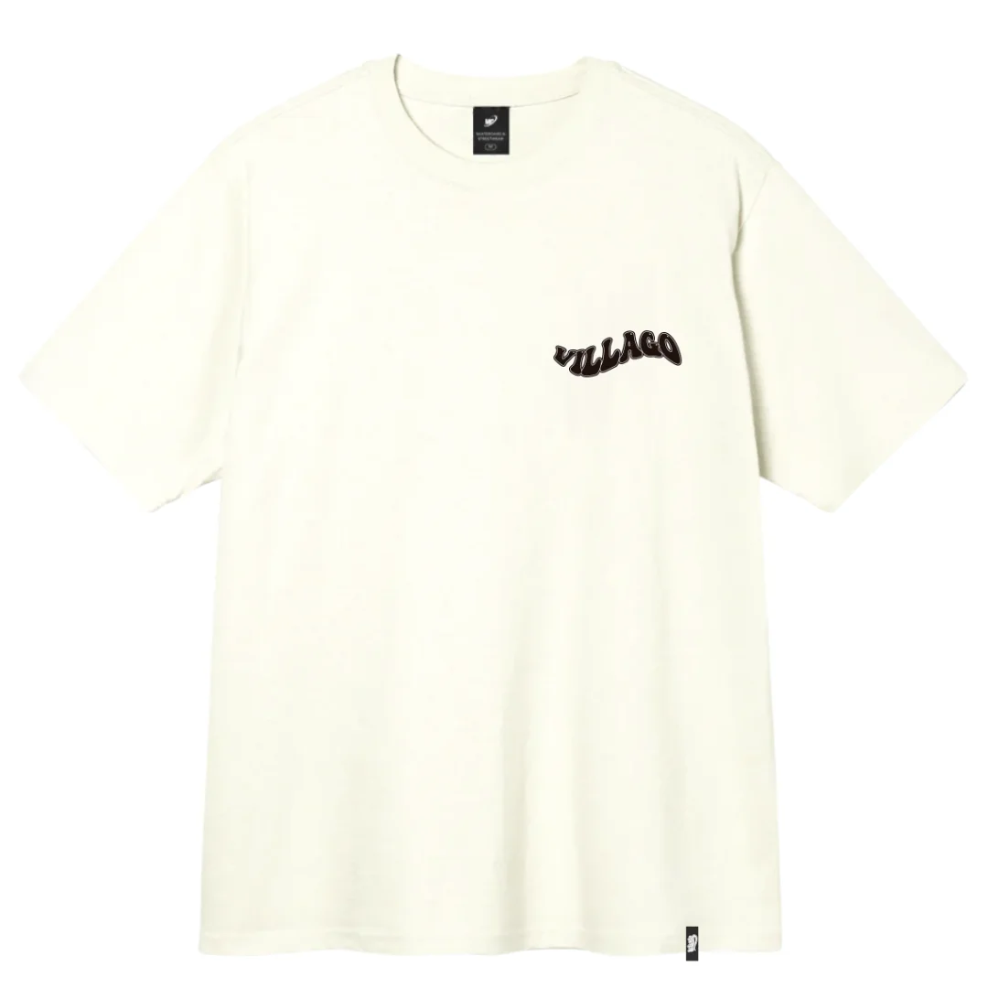 camiseta ice cream villago off white frente